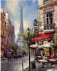 Brent Heighton Tour De Eiffel View painting
